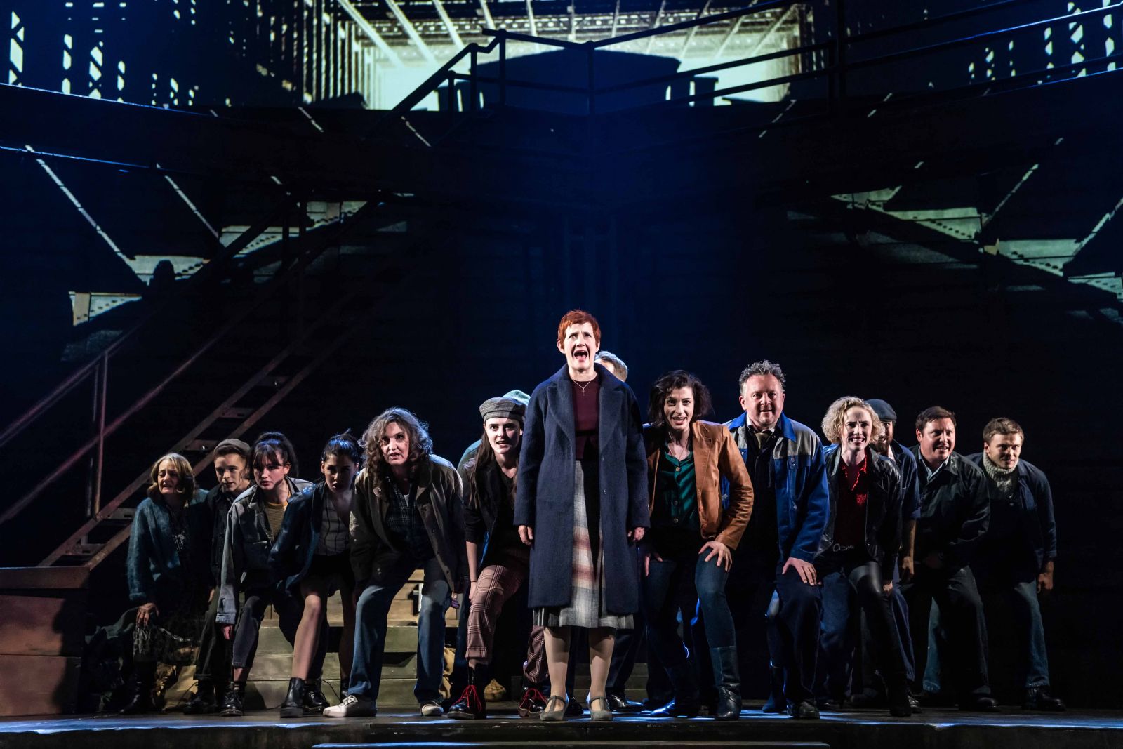 Jackie Morrison (Peggy White) and Company in THE LAST SHIP. Photo: Matthew Murphy